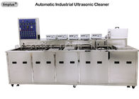 Multi Behälter-fetten industrielle Ultraschallreiniger-Maschine mit dem Ausspülen des Trockner-Systems für Öl ab