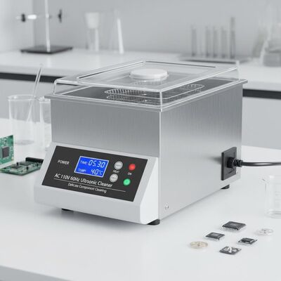 AC 110V 60Hz Tisch-Top Ultraschallreiniger mit hohem Reinigungseffekt und Sicherheitsschutz perfekt für die Reinigung empfindlicher Komponenten