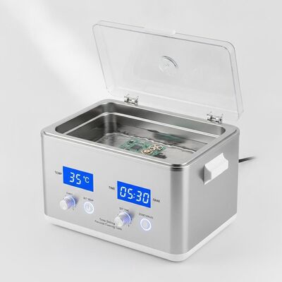 Heizeinstellung 0–80 °C, Tisch-Ultraschallreiniger mit Timer-Einstellung 0–30 Minuten, geeignet für Präzisionsreinigungsaufgaben