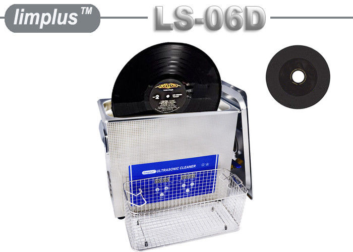 Ultraschallenergie 40khz des Vinylaufzeichnungs-Tischplatte-Ultraschallreiniger-6,5 des Liter-180w