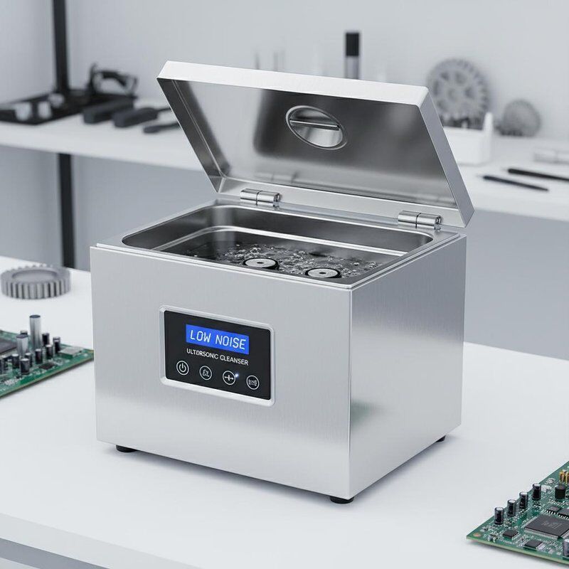 Tisch-Ultraschallreiniger mit geringem Geräuschpegel und Edelstahltank, entwickelt für die Reinigung in verschiedenen Branchen